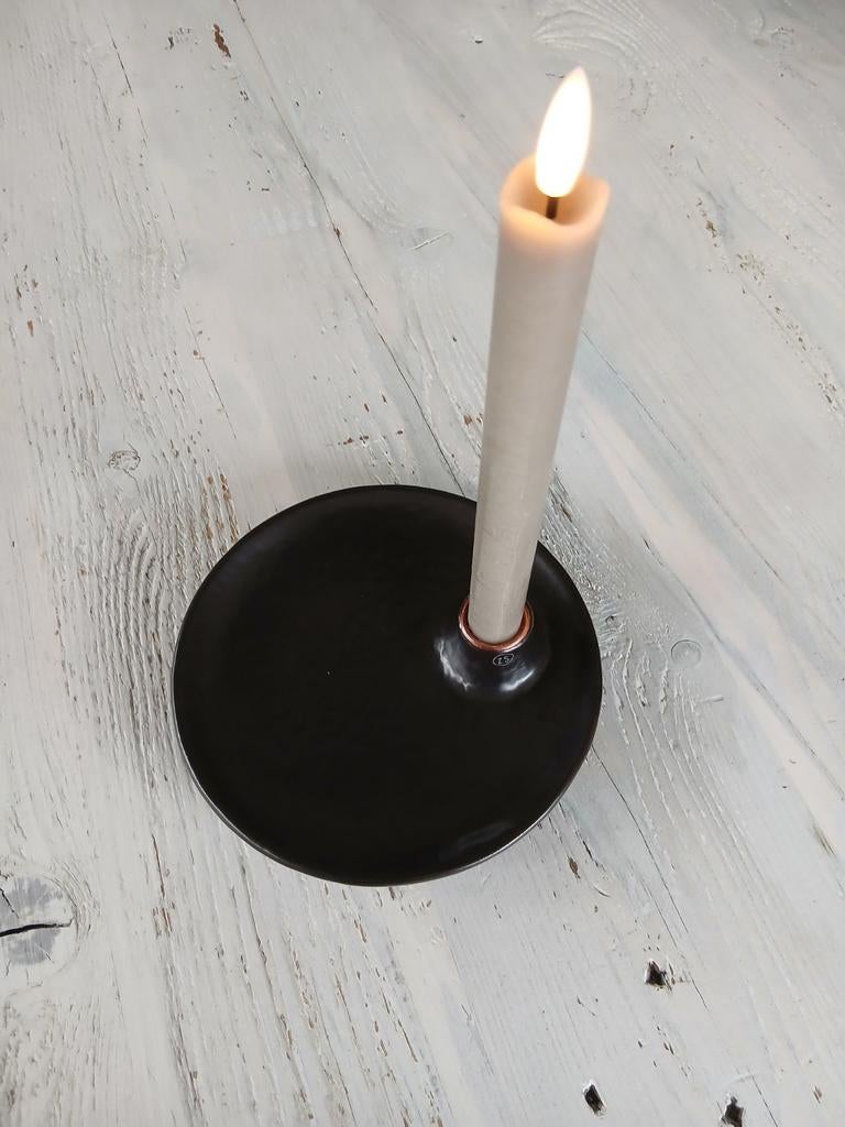 Zusss kandelaar, Overige materialen, Zwart, Ophalen of Verzenden, Zo goed als nieuw