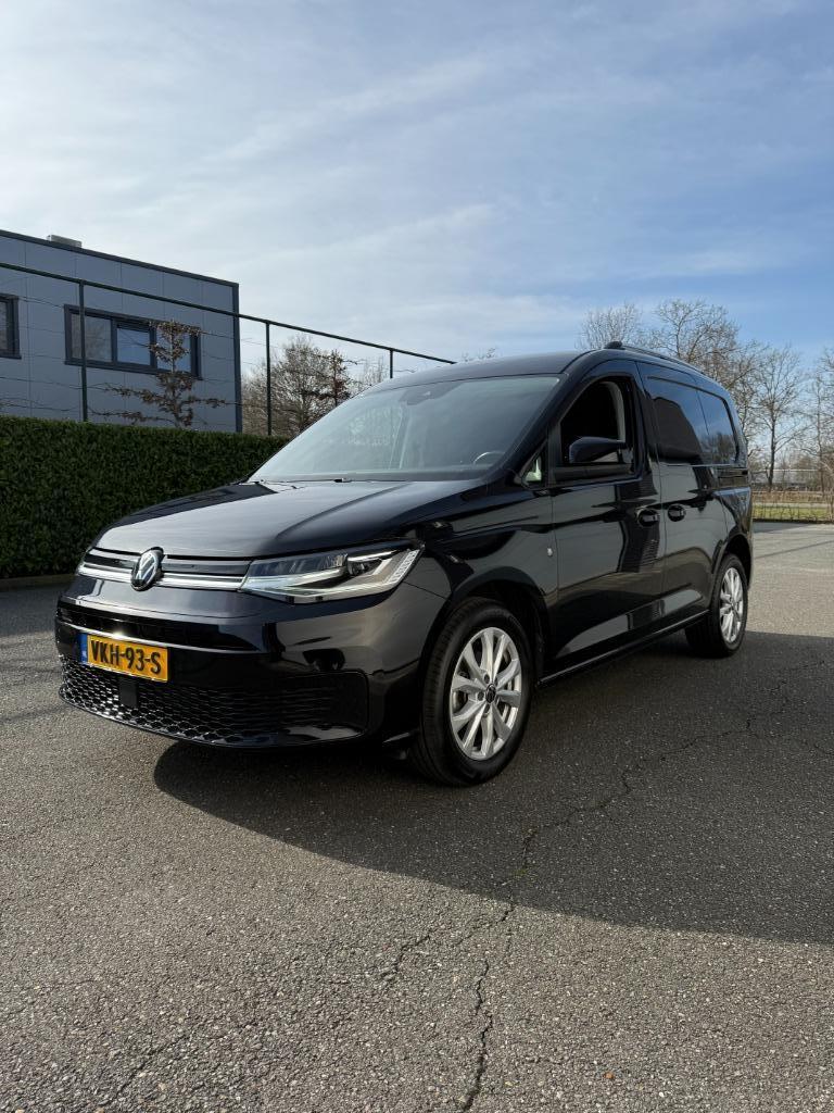 VW Caddy | Marge! | 2.0 TDI | L+R schuif | 2021 Zwart, Voorwielaandrijving, Stof, 4 cilinders, Volkswagen