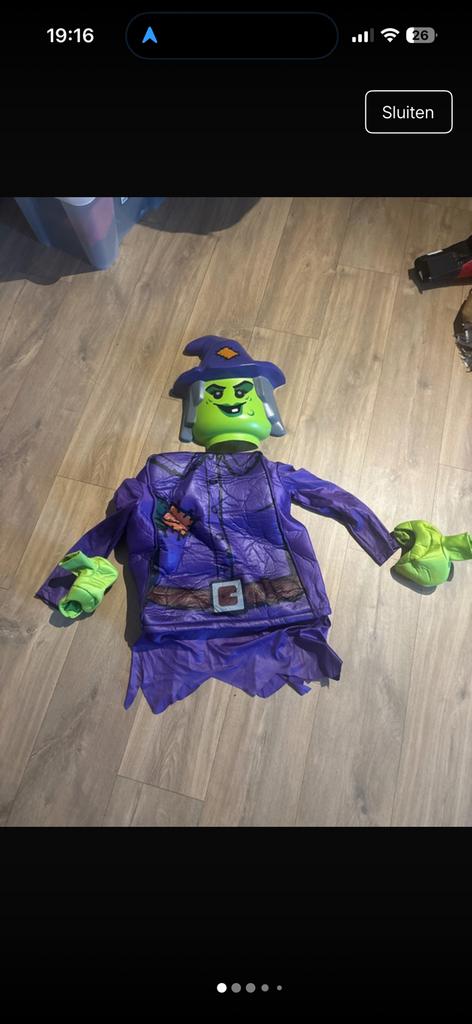 Lego carnavals pak 128, Ophalen of Verzenden, Zo goed als nieuw, 122 t/m 128, Jongen of Meisje