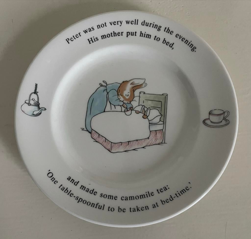 Wedgwood Peter Rabbit Bordje -, Huis en Inrichting, Keuken | Servies, Ophalen of Verzenden, Zo goed als nieuw, Bord(en), Wedgwood