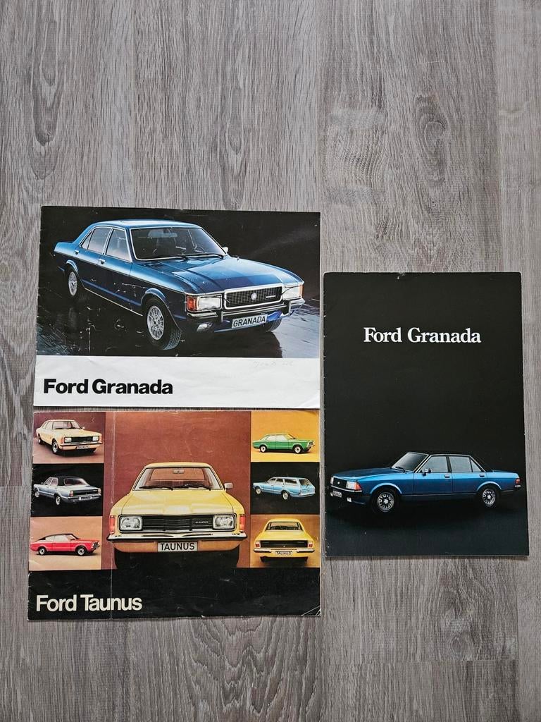 Hollandse folders / Ford Granada / Ford Mondeo, Boeken, Auto's | Folders en Tijdschriften, Zo goed als nieuw, Ford, Ophalen of Verzenden