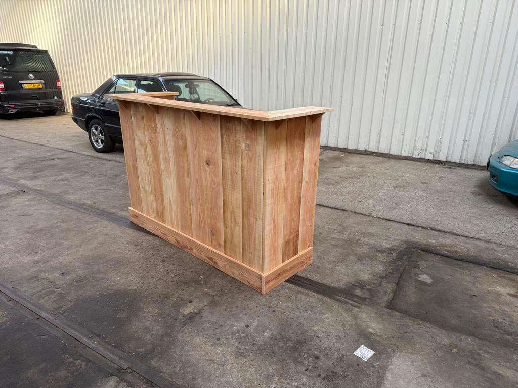 Robuuste Douglas houten bar – handgemaakt & uniek, Ophalen, Nieuw
