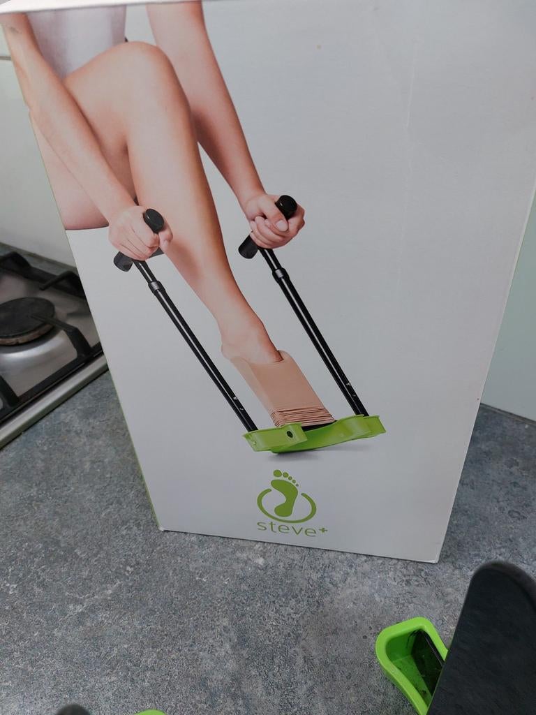 Steve aantrekhulp hulp voor steunkousen, Ophalen, Nieuw