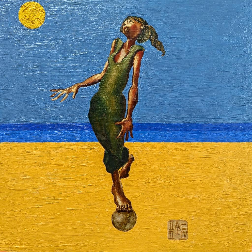 "Zeemeermin" Origineel schilderij, Verzenden