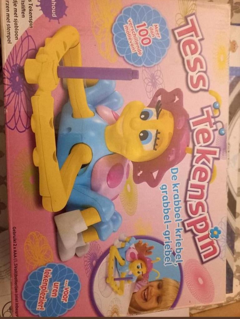 Tess Tekenspin Speelgoed, Ophalen of Verzenden, Gebruikt, Jongen of Meisje