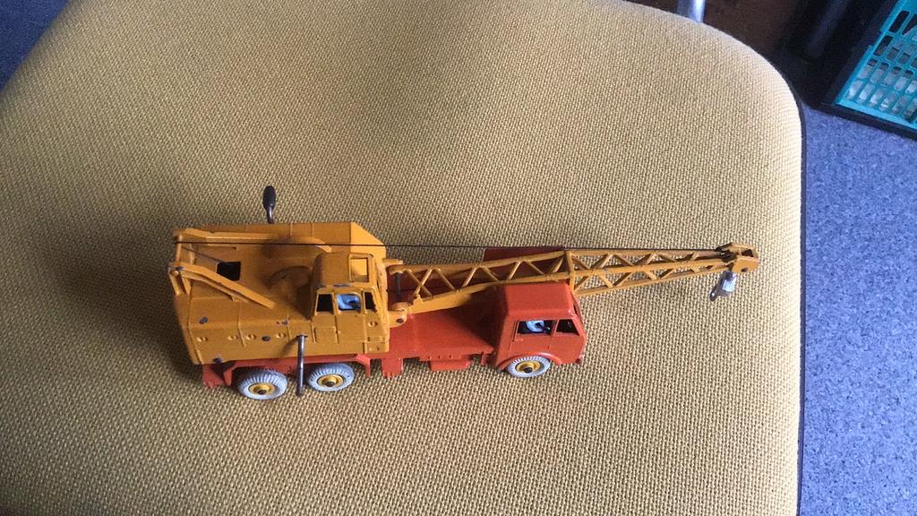 DINKY TOYS 20 TON LORRY MOUNTED CRANE TAKELWAGEN+ SLEEP💪, Hobby en Vrije tijd, Modelauto's | 1:50, Ophalen of Verzenden, Zo goed als nieuw