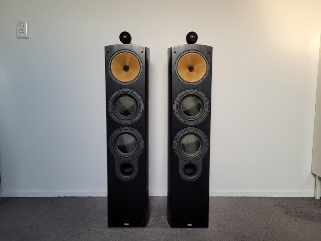 B&W 804s Luisprekers Bowers & Wilkins Nieuwstaat, Audio, Tv en Foto, Luidsprekers, Ophalen, Zo goed als nieuw, Front, Rear of Stereo speakers
