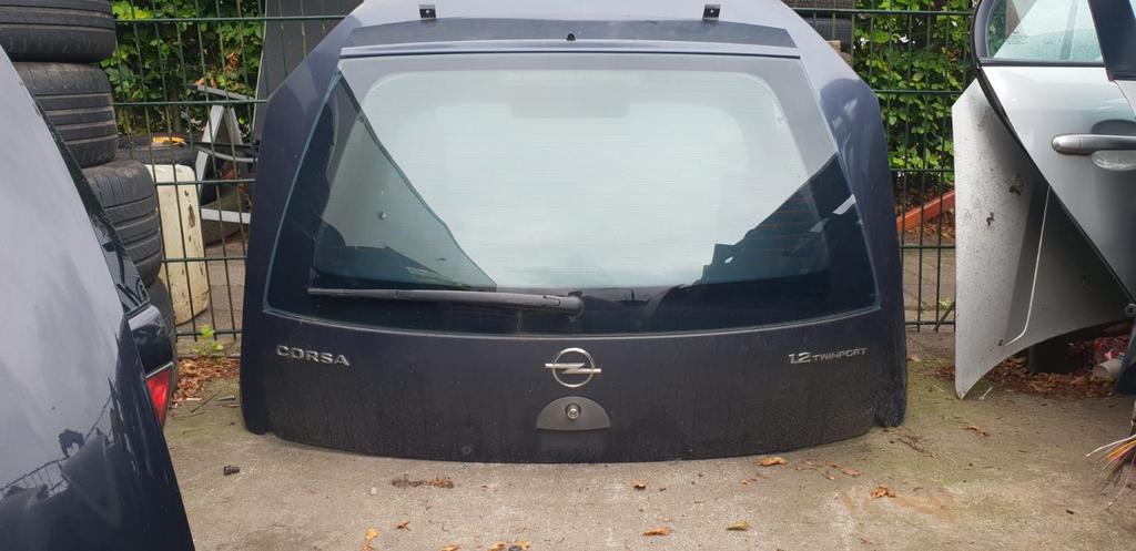 OPEL CORSA C ACHTERKLEP KLEURCODE  Z168, Ophalen of Verzenden, Gebruikt, Achter, Achterklep
