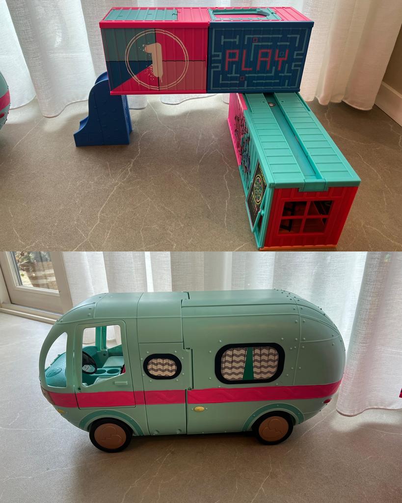 LOL camper en clubhuis, Kinderen en Baby's, Speelgoed | Poppenhuizen, Ophalen, Zo goed als nieuw, Poppenhuis