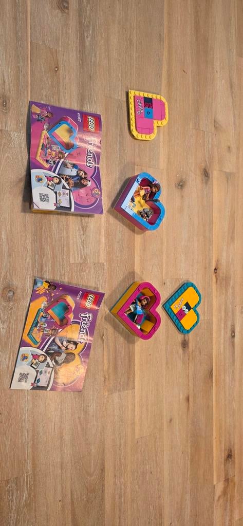 Lego Friends Hartjesdozen - Olivia en Andrea, Ophalen of Verzenden, Zo goed als nieuw, Complete set, Lego