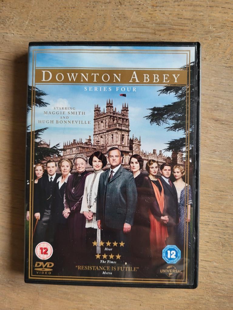 DVD Downton Abbey series four 4 ENGELS ondertiteld, Alle leeftijden, Ophalen of Verzenden, Zo goed als nieuw, Drama