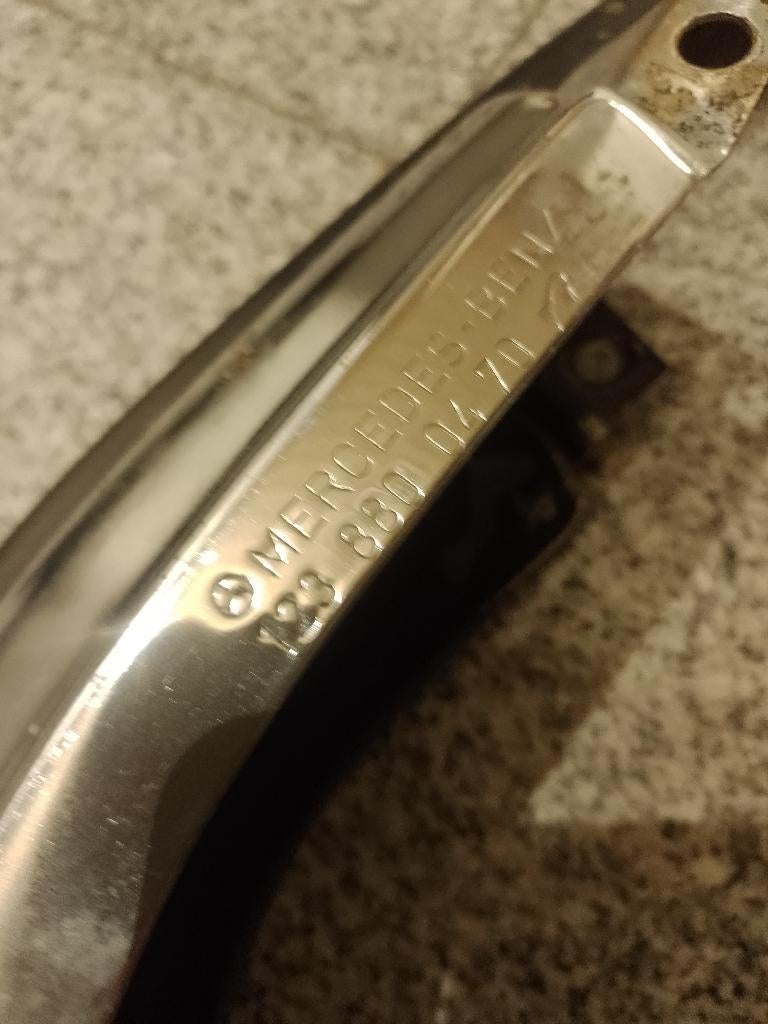 Bumper delen w123 Mercedes, Gebruikt, Mercedes-Benz, Voor, Ophalen of Verzenden