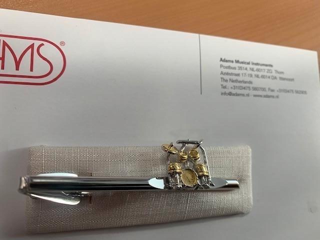Dasspeld Zilver-/Goudkleur Art of Music Diverse Instrumenten, Overige kleuren, -, -, Nieuw