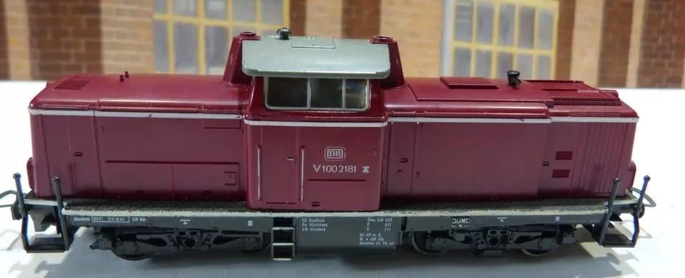 Fleischmann  diesel lokomotief V 100 2181 DB, Hobby en Vrije tijd, Gelijkstroom, Fleischmann, Wagon, Ophalen of Verzenden