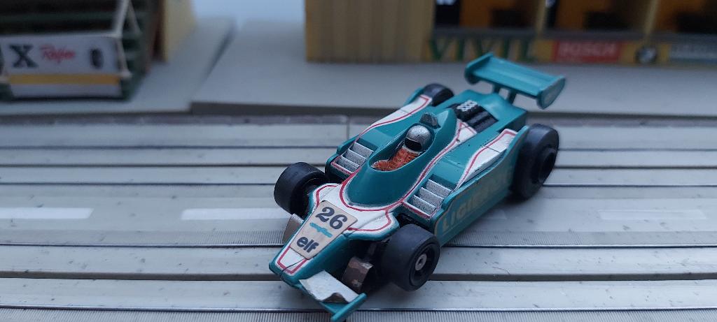 Faller-Aurora Indy car, Hobby en Vrije tijd, Overige merken, Gelijkstroom, Brug, Tunnel of Gebouw, Ophalen of Verzenden