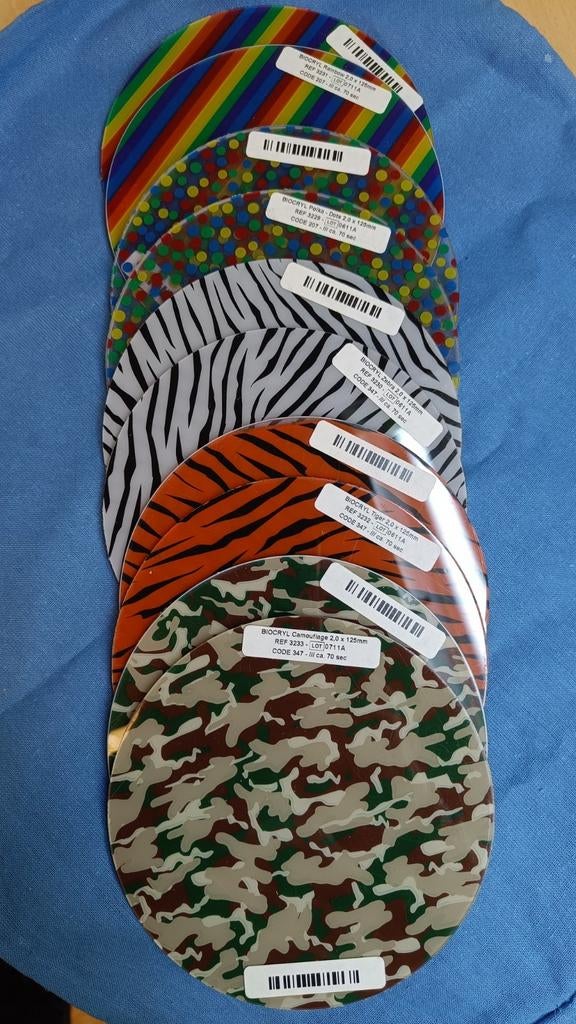 BIOCRYL M Multicolor Dieptrekplaten 2.0x125mm - 10 stuks, Diversen, Braces, Ophalen of Verzenden