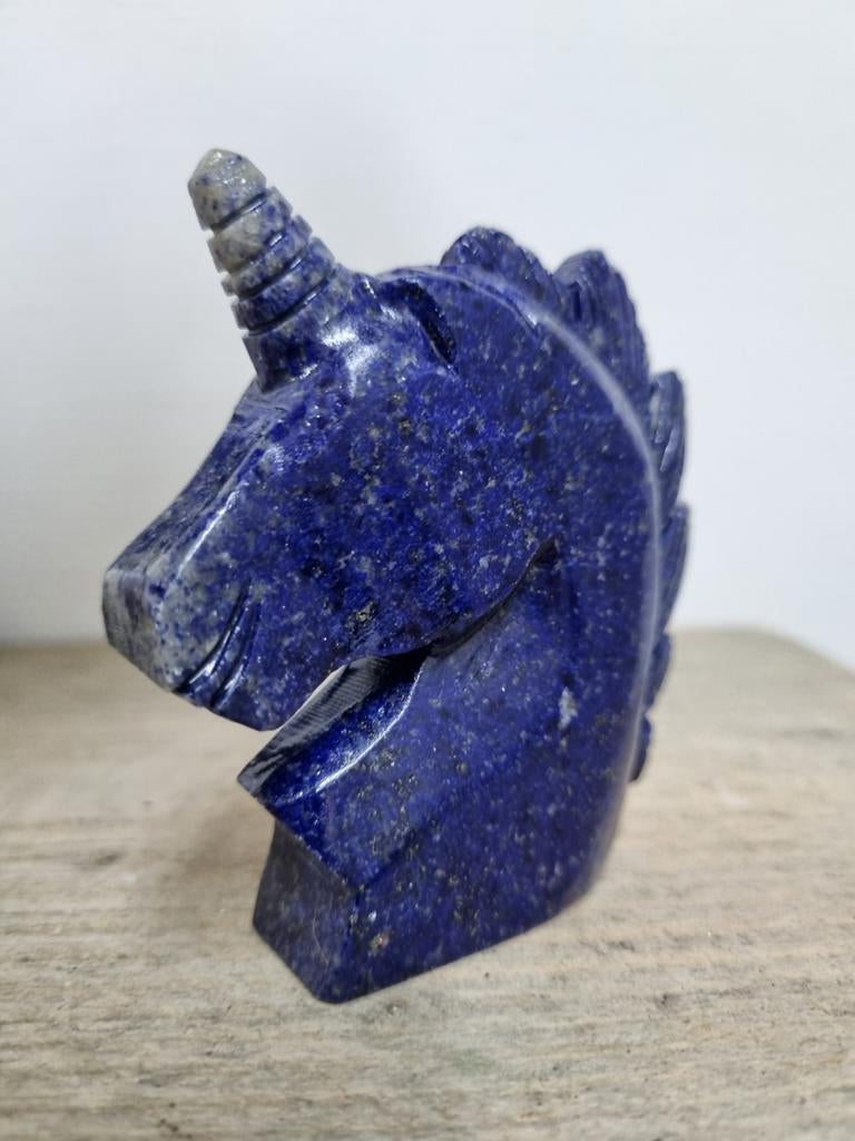 Unicorn, Eenhoorn van lapis lazuli, Ophalen of Verzenden, Mineraal