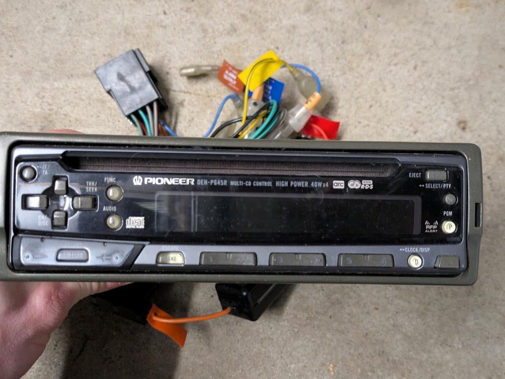 Autoradio Pioneer CD Vintage Radio Auto Onderdeel, Auto diversen, Ophalen of Verzenden