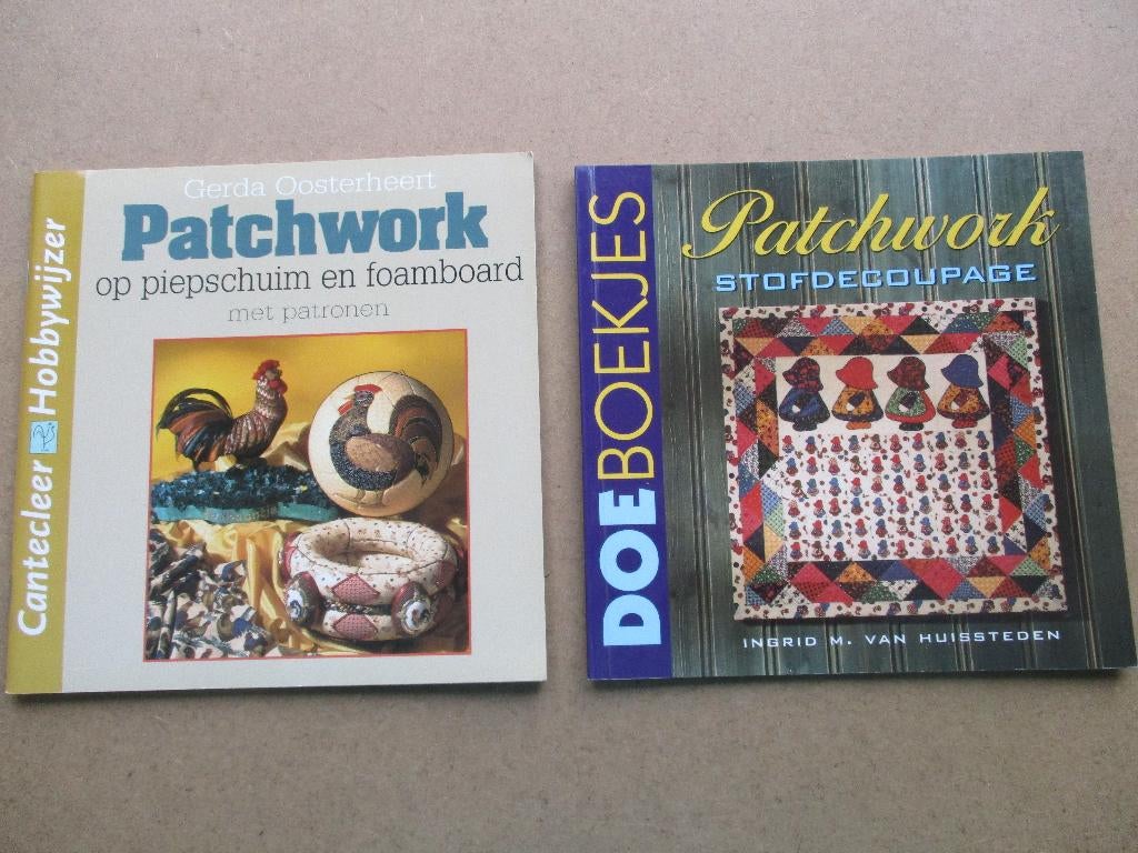 Patchwork - stofdecoupage - Instructieboekjes, Hobby en Vrije tijd, Knutselen, Zo goed als nieuw, Overige typen, Ophalen of Verzenden