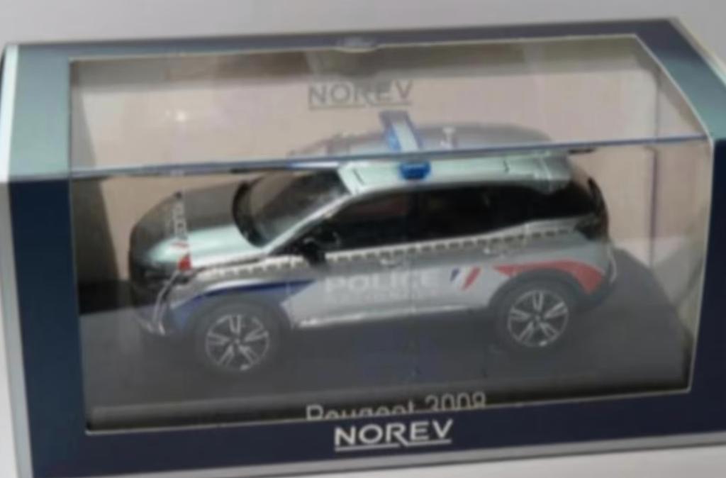 Peugeot 3008 2023 Police Nationale 1:43 NOREV Ref. 473947, Verzenden, Nieuw, Auto, Norev
