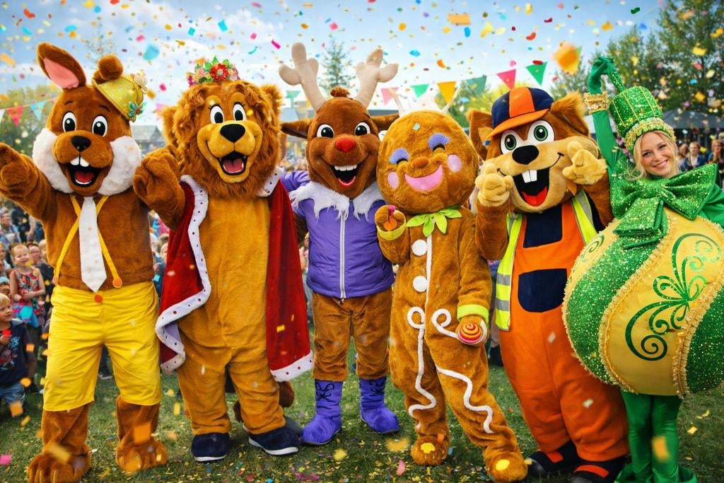 Jouw bekende mascotte op bezoek!, Ophalen of Verzenden