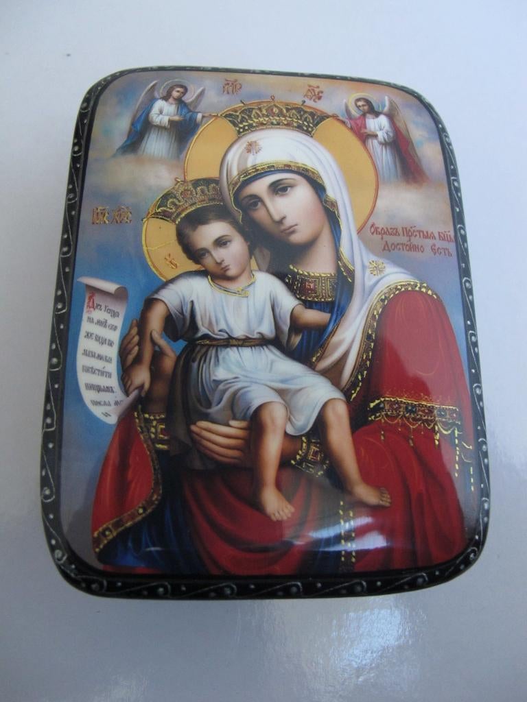 Zeldzaam lakdoosje uit Rusland, Antiek en Kunst, Verzenden