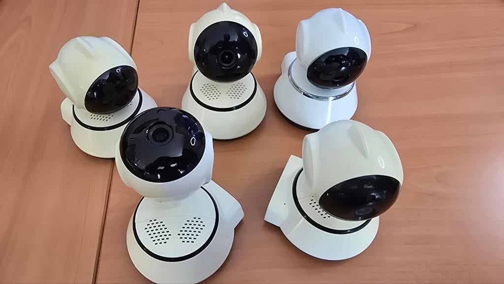 Set van 5 witte binnencamera's, Ophalen of Verzenden, Zo goed als nieuw, Binnencamera