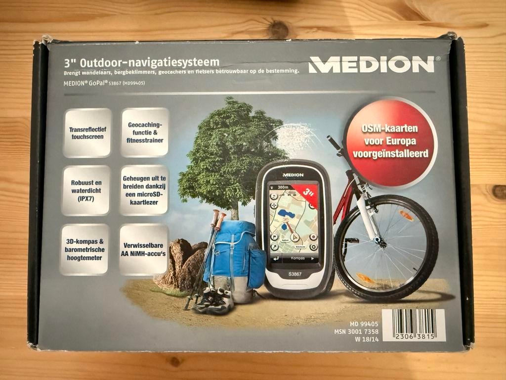 Medion Outdoor GPS Navigatie Systeem, Sport en Fitness, Bergsport en Wandelen, Ophalen of Verzenden, Gebruikt