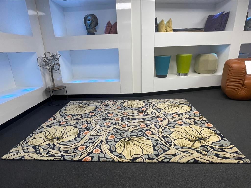 Brink en Campman Morris & Co Pimpernel Indigo tapijt, Huis en Inrichting, Stoffering | Tapijten en Kleden, Ophalen, Nieuw, Rechthoekig