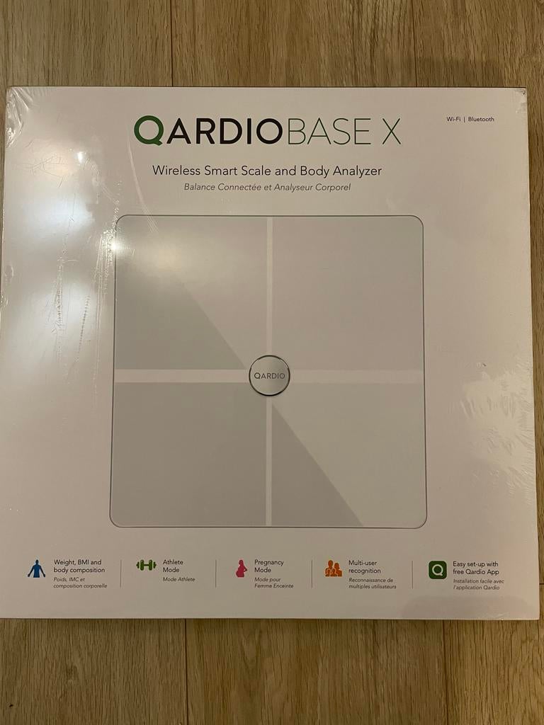 QardioBase X Slimme Personenweegschaal - Nieuw!, Witgoed en Apparatuur, Weegschalen, Ophalen, Minder dan 10 kg, Nieuw, Digitaal