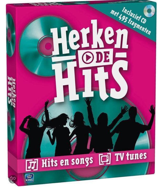 Herken de Hits - Muziekfragmenten herkennen - Gezelschapsspe, Ophalen of Verzenden, Zo goed als nieuw, King International