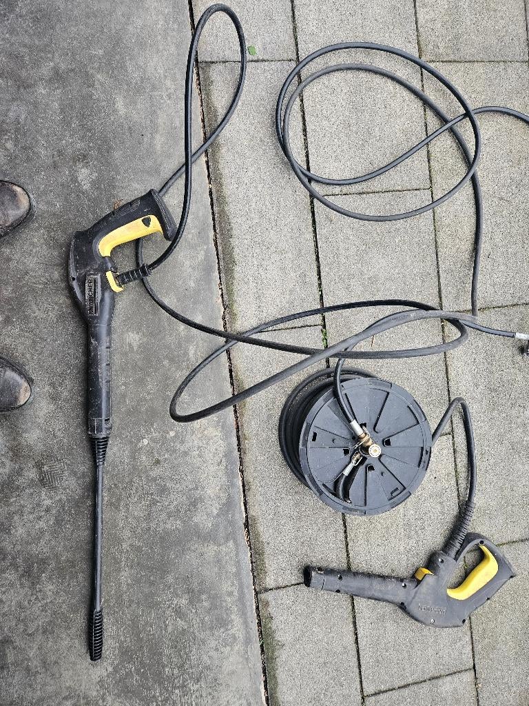 hogedrukslangen, Ophalen, Elektrisch