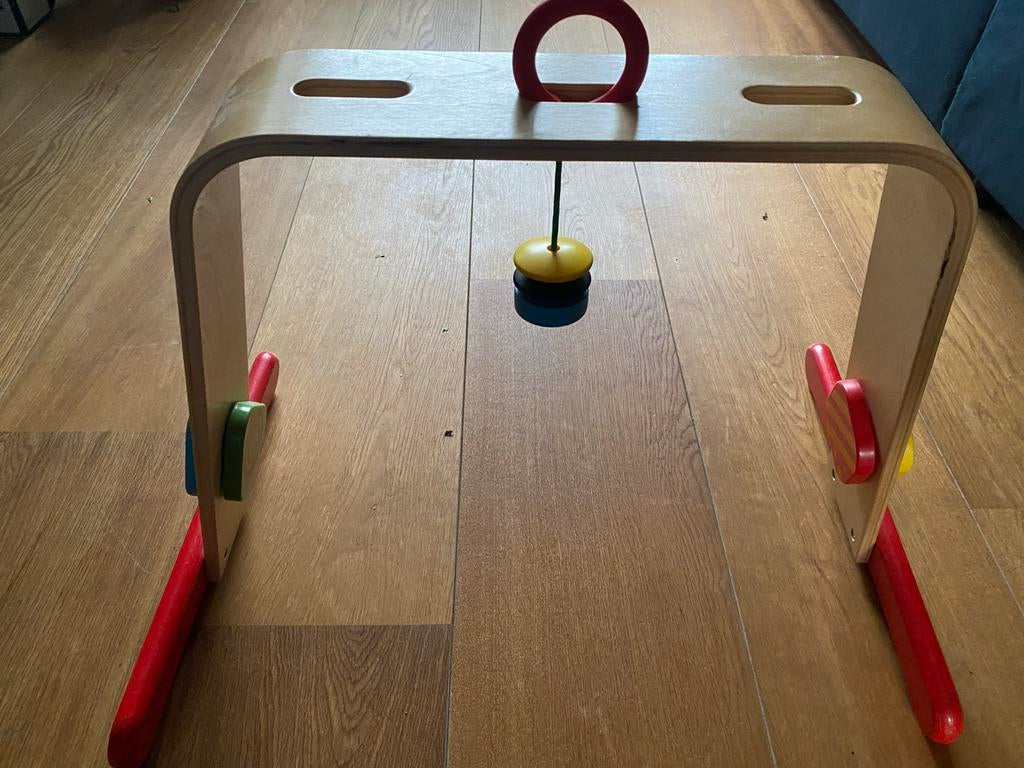 Houten Babygym met Mobiel, Ophalen, Zo goed als nieuw, Babygym