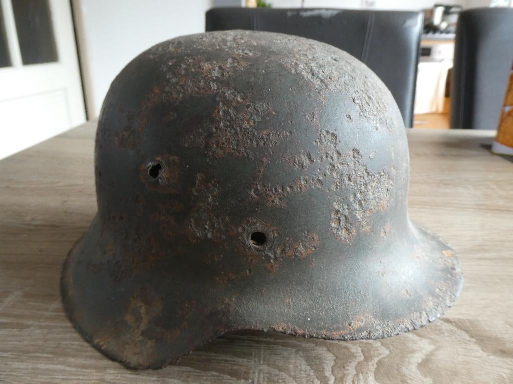 Duitse helm ( zonder binnenwerk ), Ophalen of Verzenden, Landmacht, Duitsland, Helm of Baret