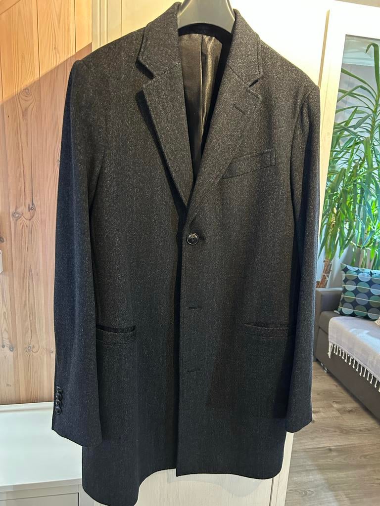 Stijlvolle Benetton Jas - Maat 52, Ophalen of Verzenden, Zo goed als nieuw, Maat 52/54 (L), Grijs