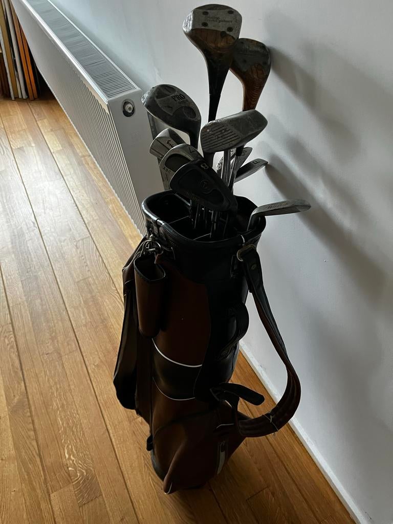 Vintage Golfset met Tas, Ophalen of Verzenden, Gebruikt, Set, Overige merken