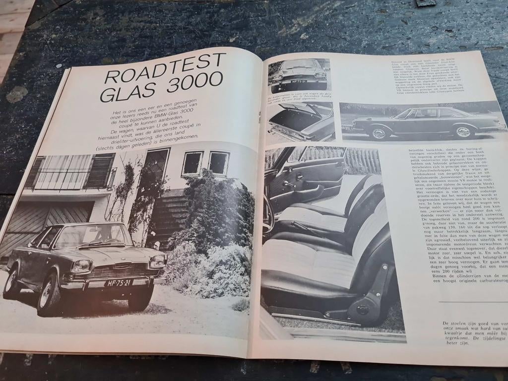 BMW-Glas 3000 Test, Autovisie 32/1967, volkswagen 1968 etc, Boeken, Auto's | Folders en Tijdschriften, Ophalen of Verzenden, Nieuw