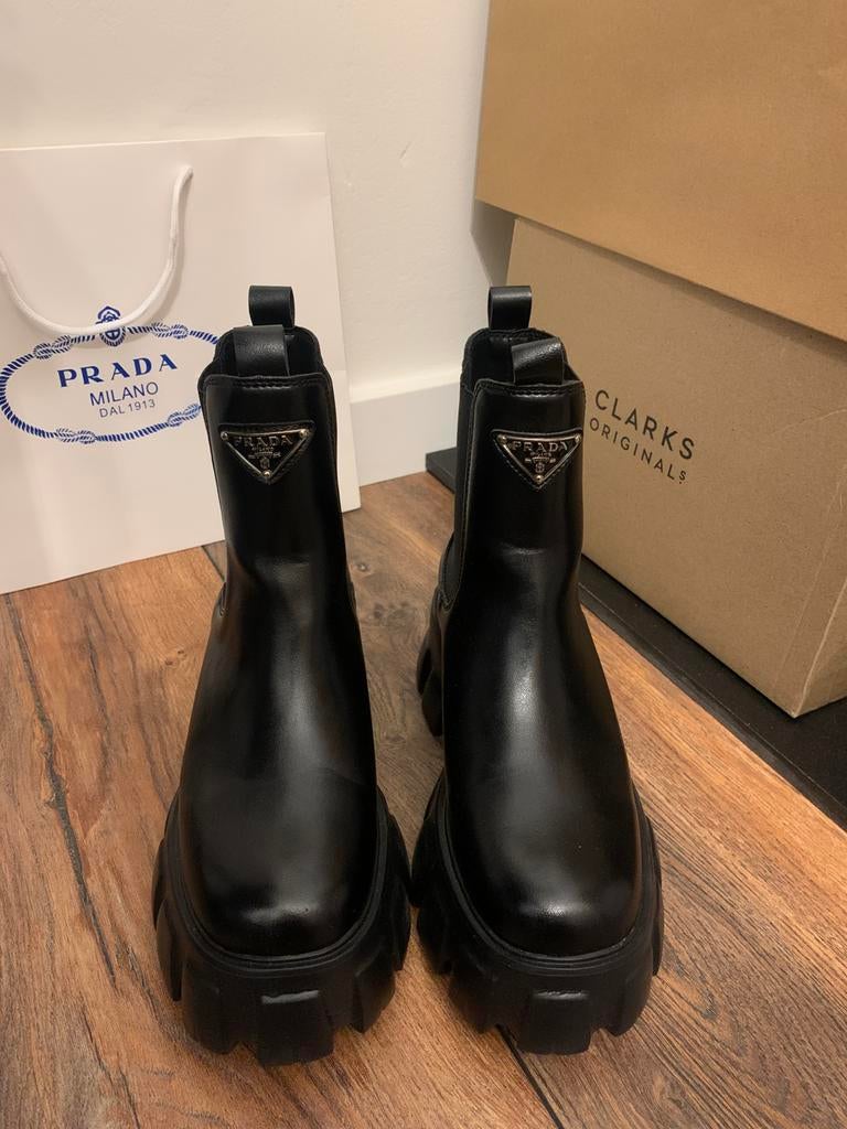 Prada zwarte boots maat 37, Kleding | Dames, Schoenen, Zwart, Lage of Enkellaarzen, Nieuw, Ophalen of Verzenden