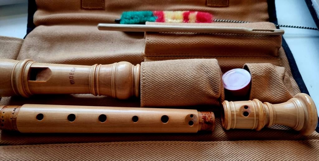 Moeck Rottenburg Sopraanblokfluit model 229 Barock., Ophalen of Verzenden, Zo goed als nieuw, Alt