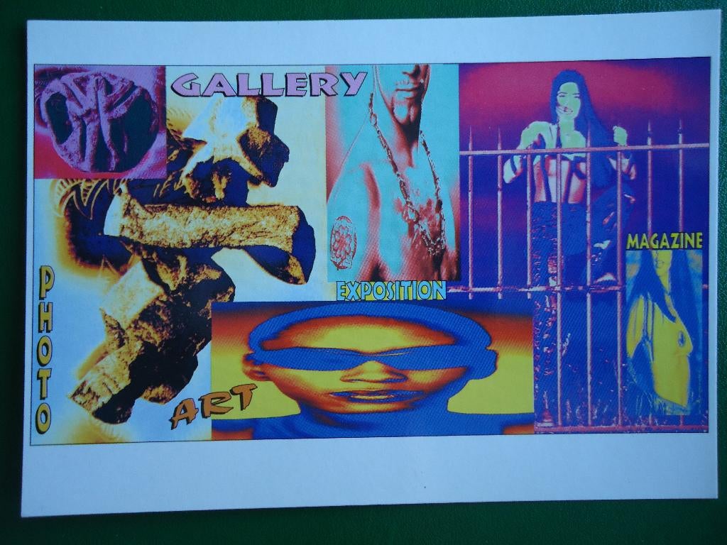 (2114) Boomerangkaart: GALLERY PHOTO ART EXPOSITION, Ophalen of Verzenden, 1980 tot heden, Ongelopen, Overige thema's