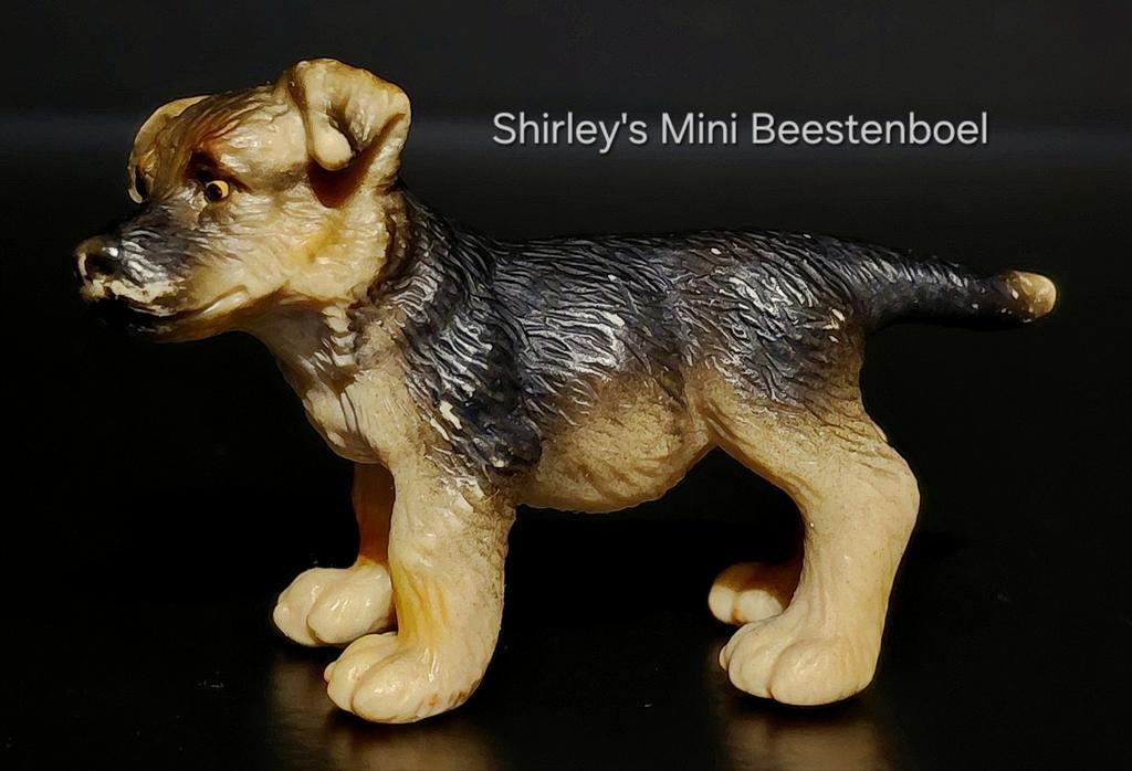 Schleich Duitse herder puppy, Ophalen of Verzenden, Zo goed als nieuw, Hond of Kat, Beeldje of Figuurtje