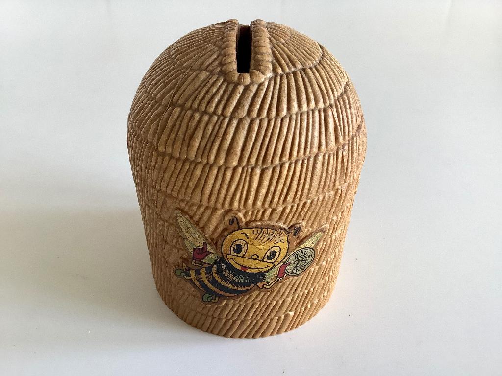 Bijenkorf spaarpot Rabobank , Ophalen of Verzenden, Zo goed als nieuw, Kunststof, Dier