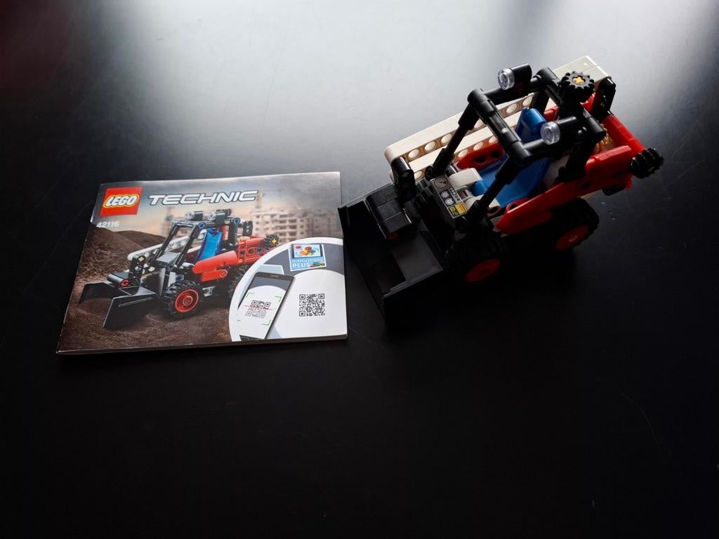 Lego Technic 42116 Skid Steer Loader, Ophalen of Verzenden, Zo goed als nieuw, Complete set, Lego