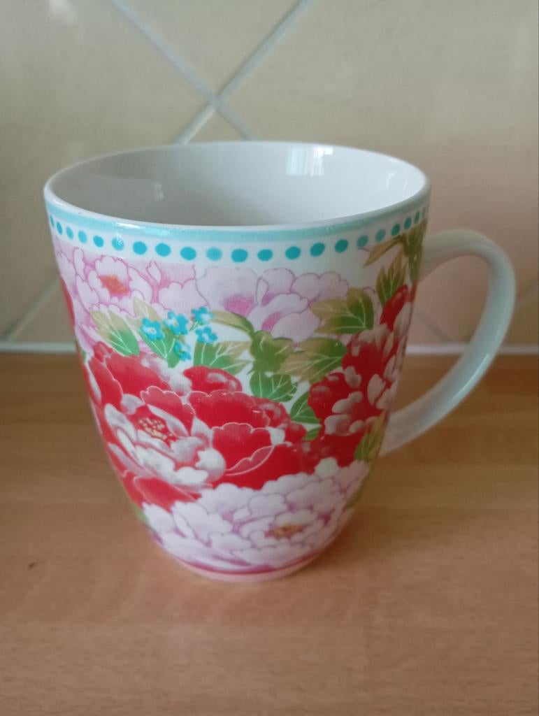 Mok AH, Ophalen of Verzenden, Zo goed als nieuw, Overige stijlen, Kop(pen) en/of Schotel(s)