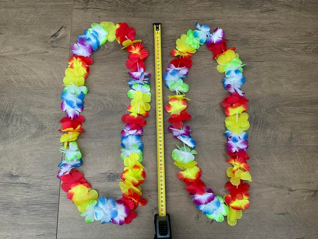 2 nieuwe Hawaii kransen Hawaii Lei, Ophalen, Nieuw, Versiering, Carnaval
