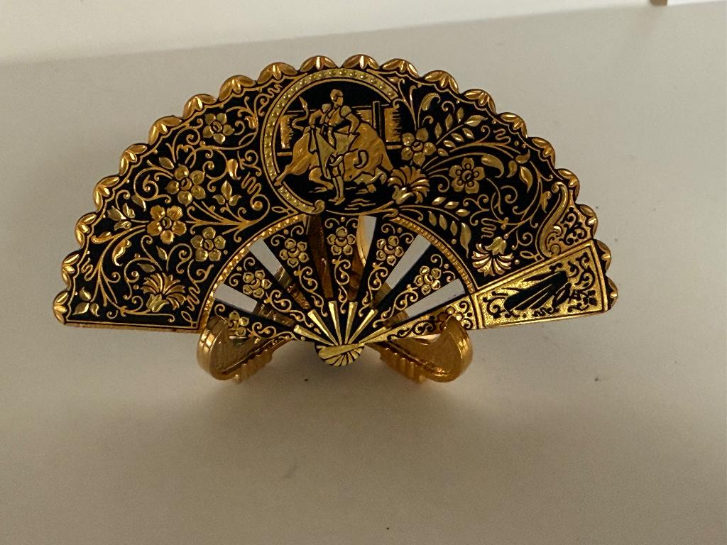 Letterbak Spaanse waaier metaal, Verzamelen, Beelden en Beeldjes, Ophalen of Verzenden, Zo goed als nieuw