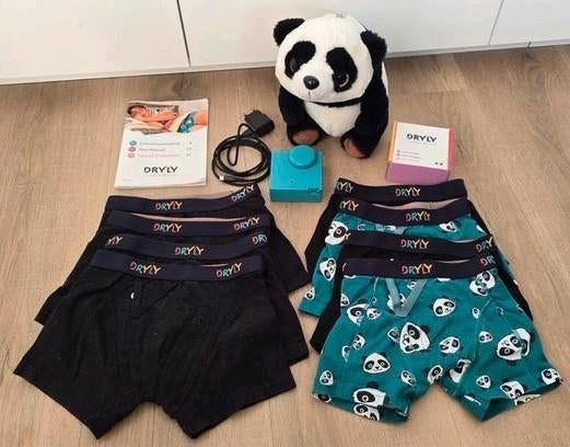 Dryly Plaswekker #4 broekjes mt 122-128 of 134-140 Bedplasse, Kinderen en Baby's, Overige Kinderen en Baby's, Gebruikt, Ophalen of Verzenden