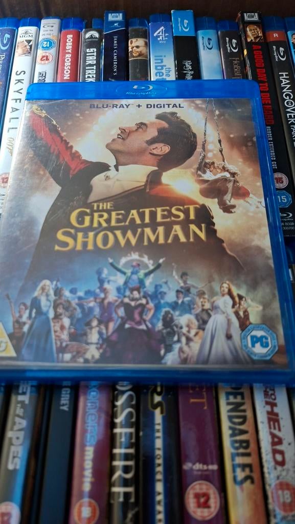The greatest showman blu-ray, Cd's en Dvd's, Blu-ray, Ophalen of Verzenden, Zo goed als nieuw, Muziek en Concerten