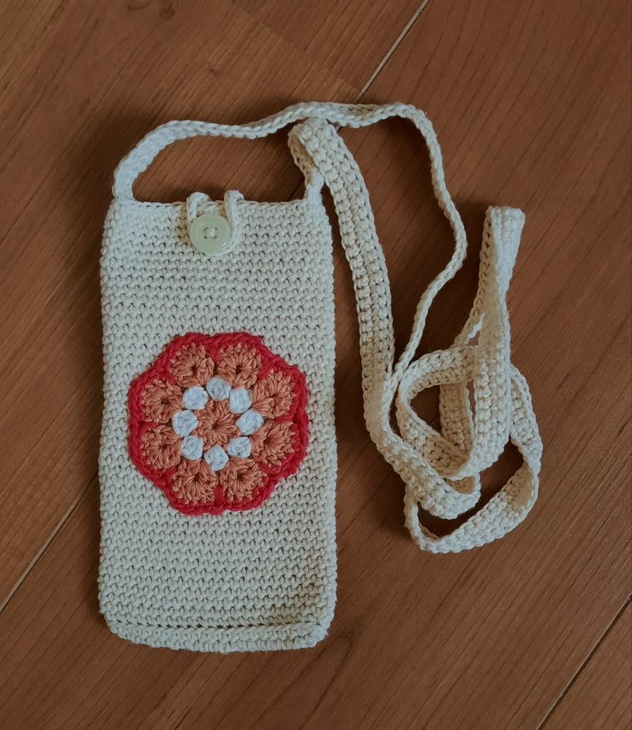 Gehaakt telefoontasje, Ophalen of Verzenden, Nieuw, Haken, Overige typen