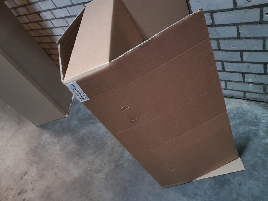 kartonnen dozen dubbelgolf 940x600x150 ca 350st, Ophalen, Doos, Opvouwbaar, Nieuw